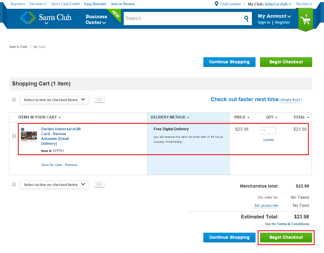 Sam's Club Membership and Complete AMEX Offer Ordering Process