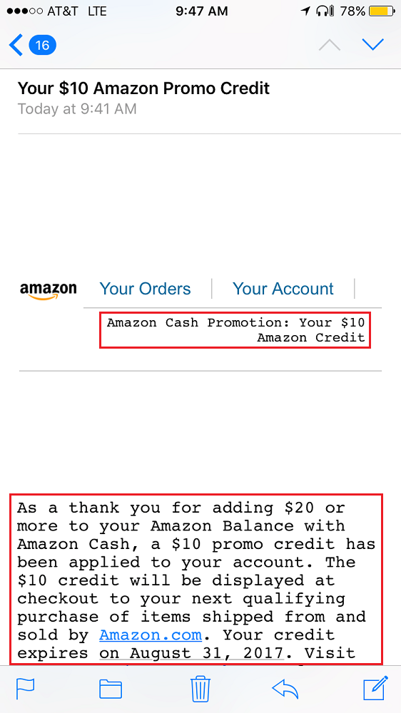 reload your amazon gift card balance with amazon cash     10 promo credit