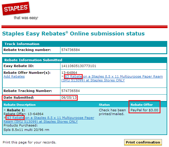 Staples Easy Rebates StepbyStep Guide Travel with Grant