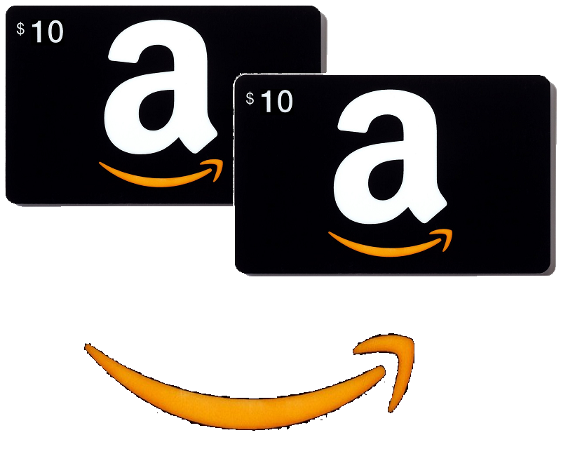 2 Amazon Gift Cards
