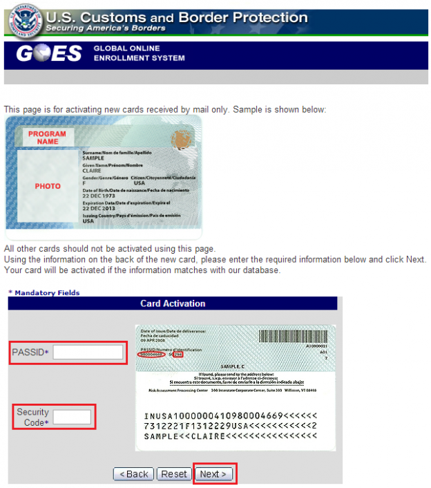 Global Entry Card Info Travel with Grant
