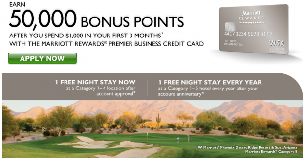 Chase Launches Marriott Rewards Premier Visa Signature Business Credit Card