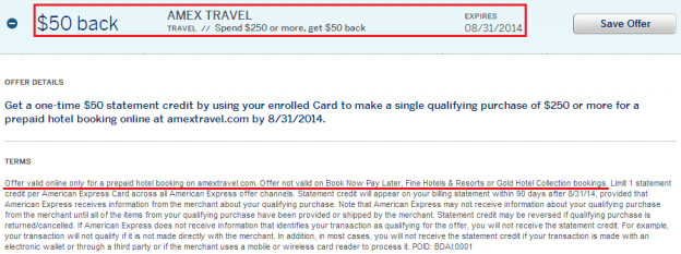 AMEX Travel Offer | Travel with Grant