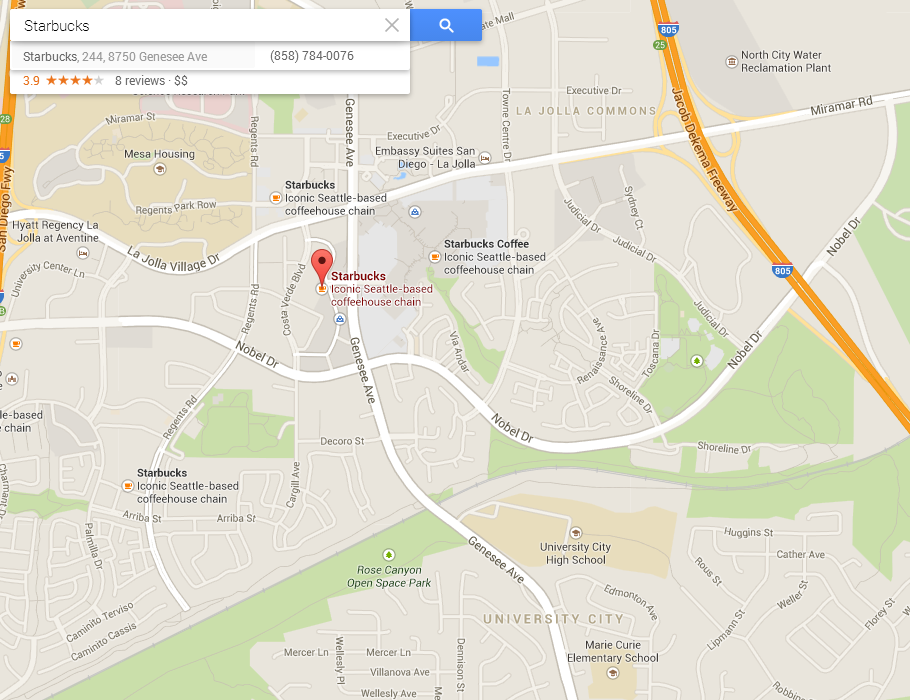 Starbucks Location Travel with Grant