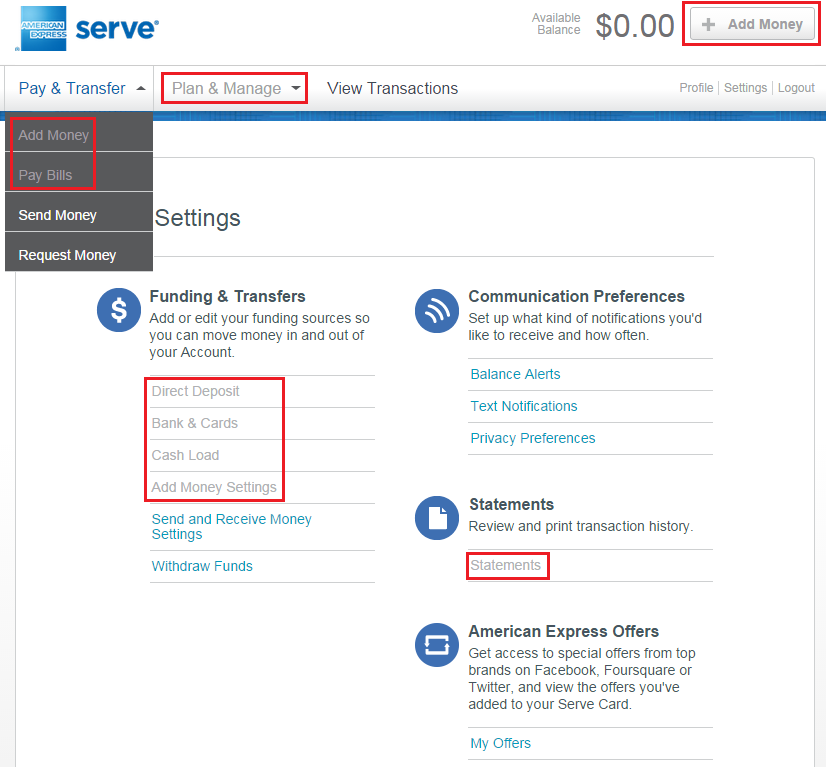 Account setting перевод на русский. Account Statement American Express.