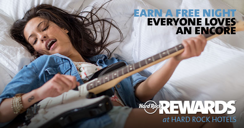 Hard Rock Rewards Earn Free Night