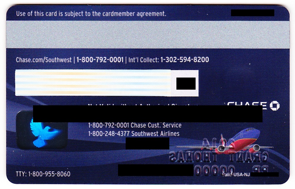 New Chase EMV Chip and Signature Credit Card Pics: Freedom, Southwest Airlines Premier and Plus