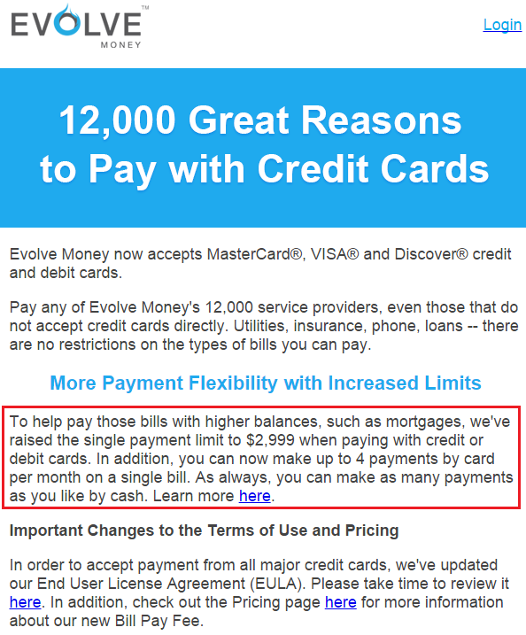Evolve Money Split Card Payments
