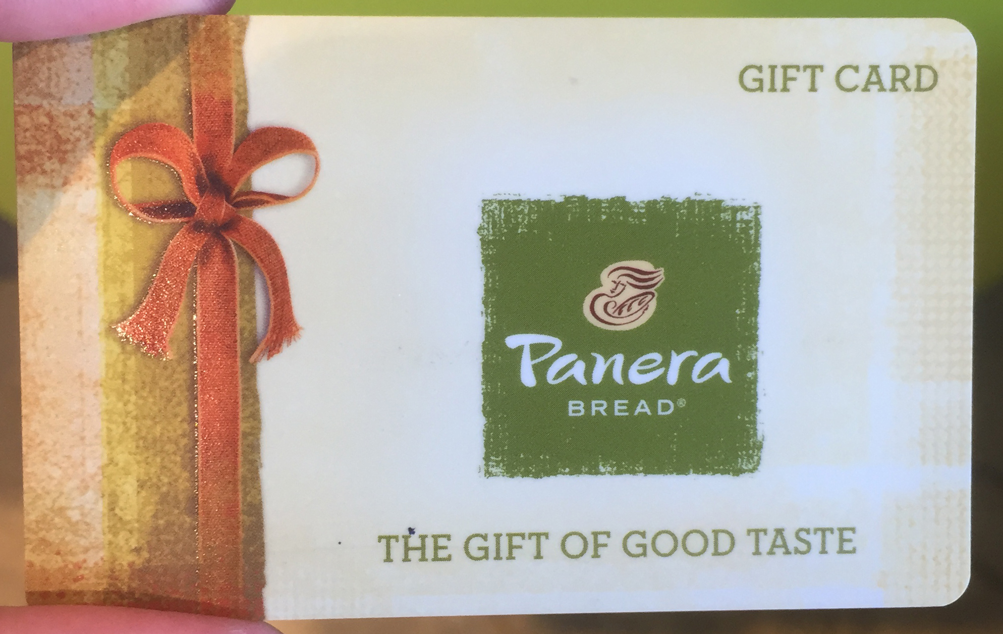 Panera Gift Card Travel with Grant