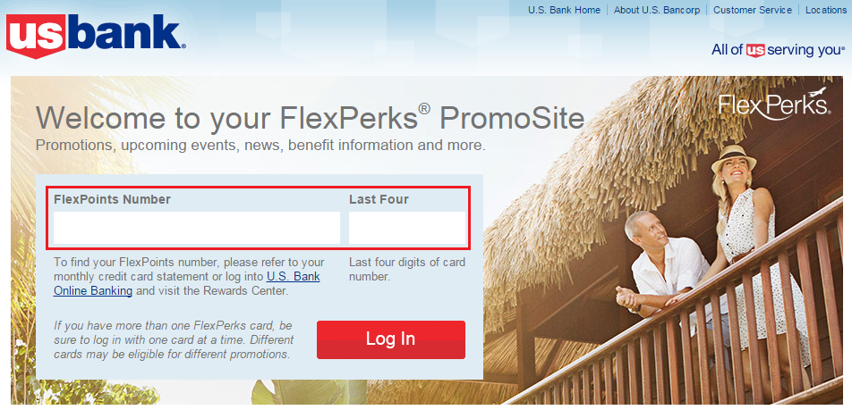 US Bank FlexPerks Promo Site