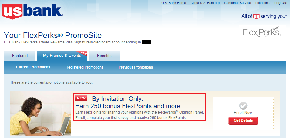US Bank FlexPerks e-Rewards