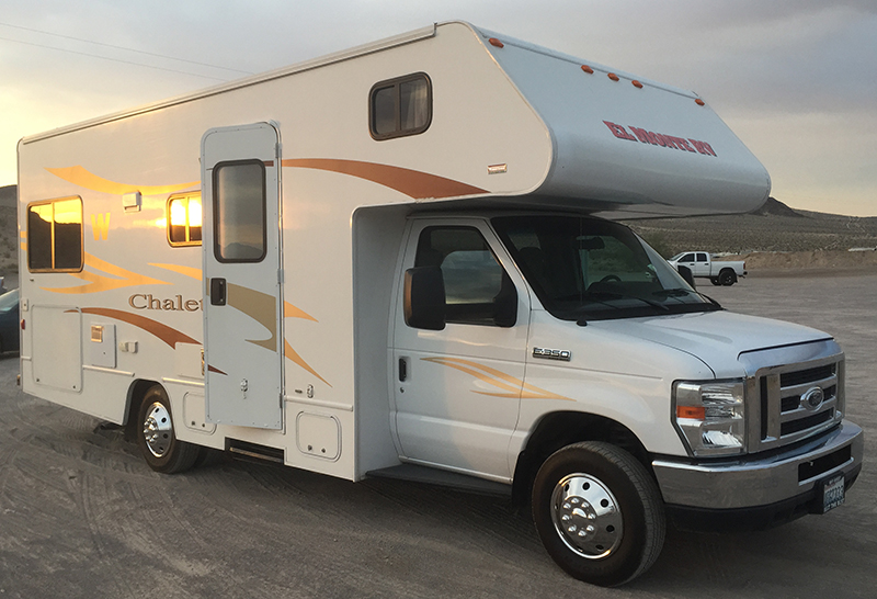 RV Rental Front Side Angle