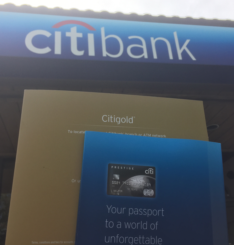 Citi Prestige Outside Citibank Branch