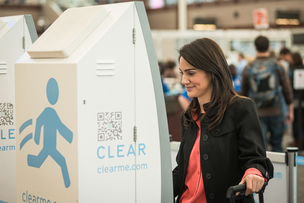 CLEAR Card Kiosk in Airport