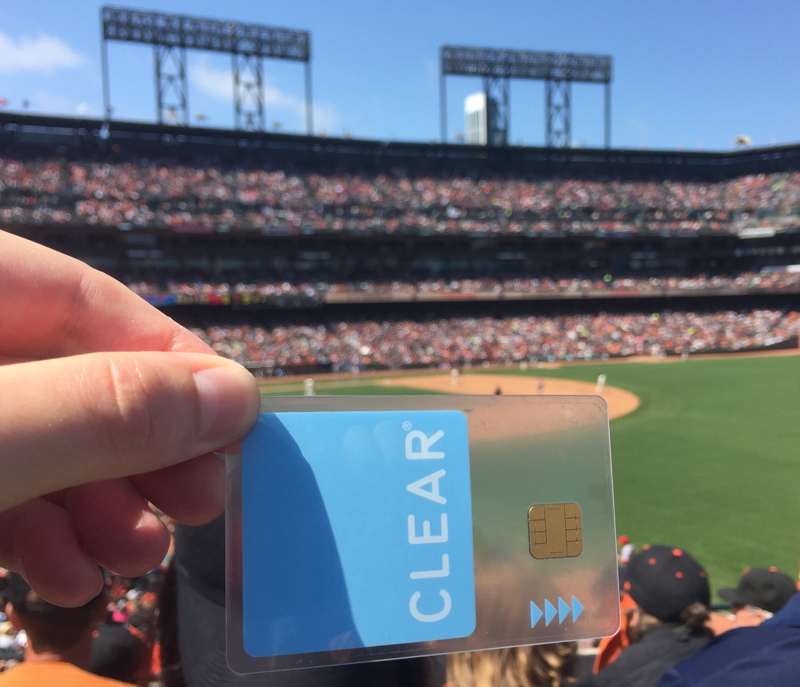CLEAR Card at ATT Park Outfield View