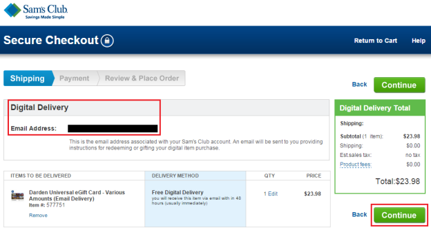 Sam's Club Membership and Complete AMEX Offer Ordering Process