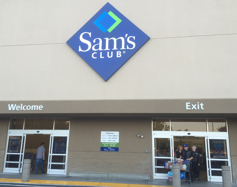 Sams Club Entrance Exit
