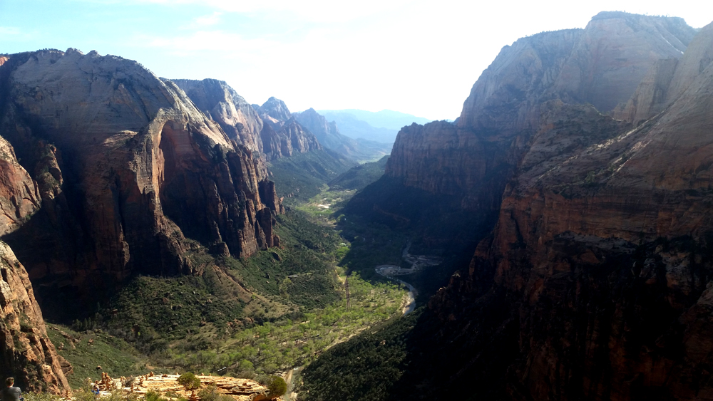 Angel's Landing Viewpoint Top Zion National Park