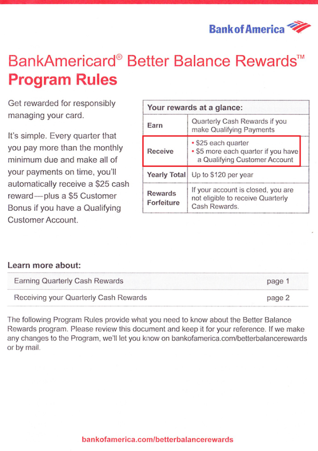 Bank of America BankAmeriCard Better Balance Rewards Intro and