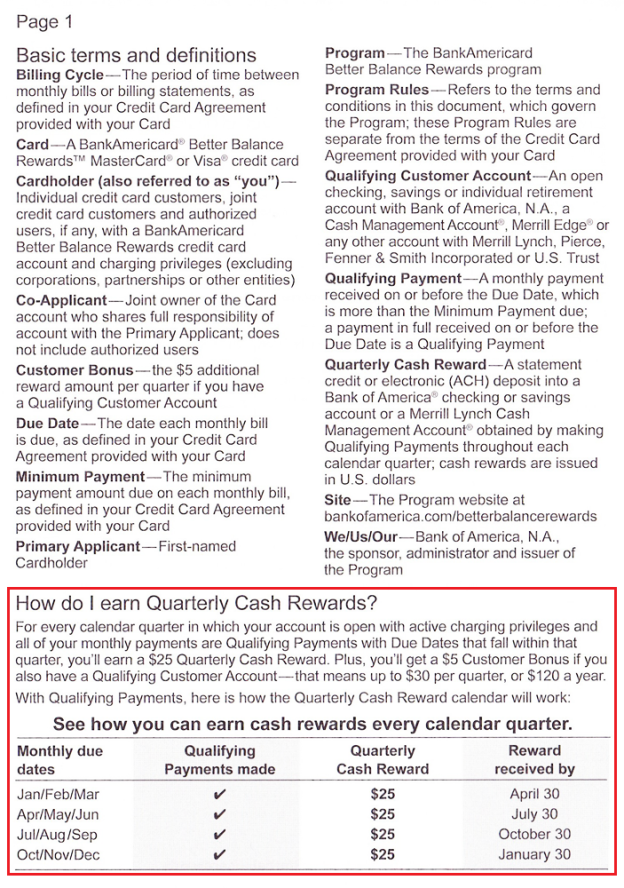 Bank of America BankAmeriCard Better Balance Rewards Intro and