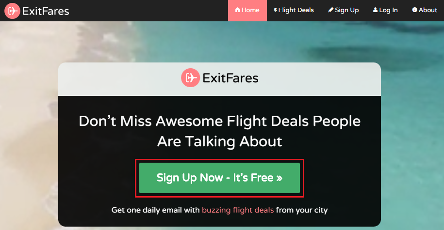 ExitFares Home Page