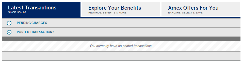 Classic AMEX Offer VIew