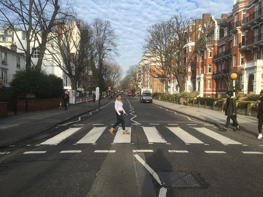 London Abbey Road Crossing