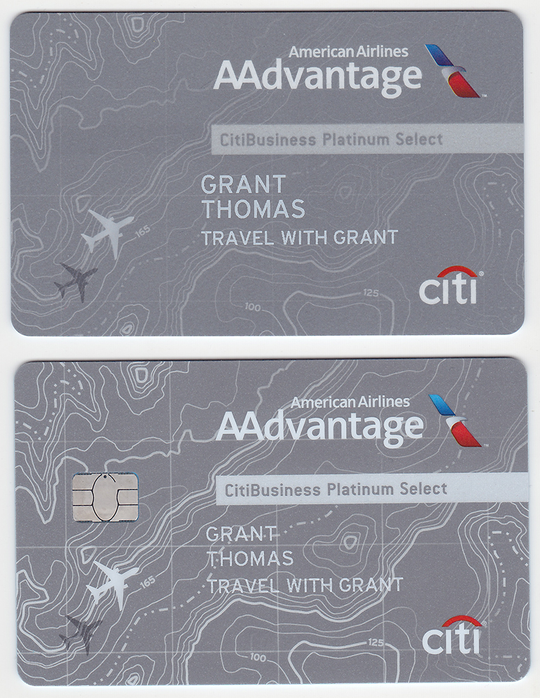 Citi AA Business Credit Cards Front