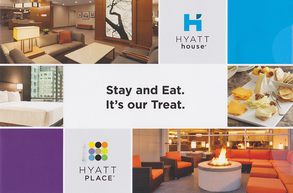 Hyatt House Place $30 Food Drink Credit Letter Front