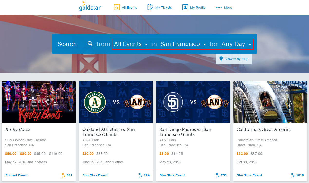 Goldstar All Events in San Francisco
