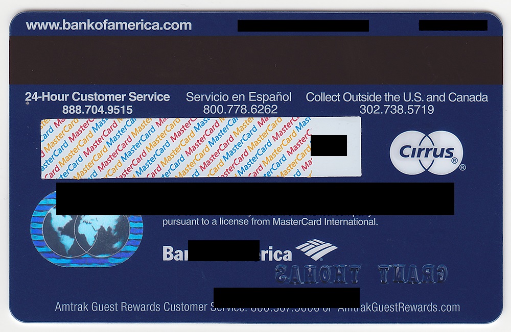 Bank of America Amtrak, Alaska Airlines Biz & Barclays Lufthansa Credit Card Art and Info