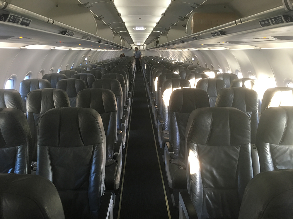 JetBlue FIrst to Board Empty Plane