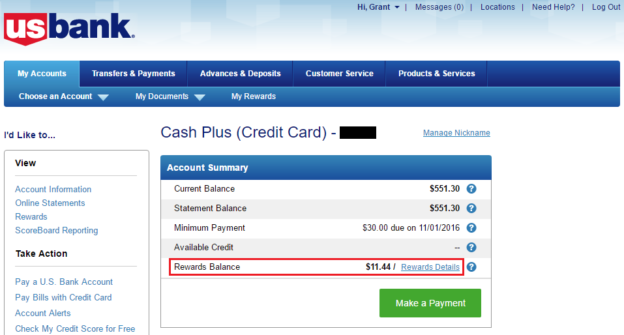 US Bank Cash Plus: Determine Cash Back at Restaurants (2%) & Fast Food (5%)