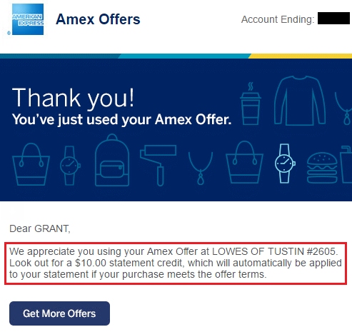 amex-offer-lowes-confirmation-email
