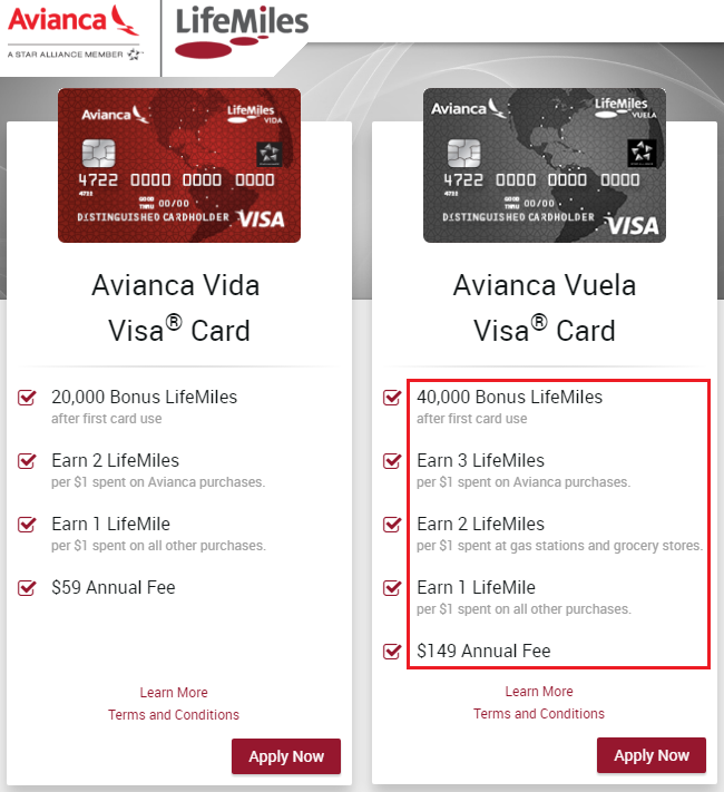 compare-avianca-lifemiles-credit-card