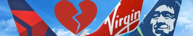 a heart shaped logo on a plane
