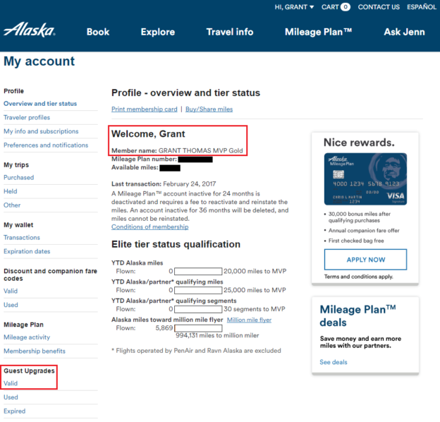 New Alaska Airlines MVP Gold / 75K Elite Members Should Have 4 Guest