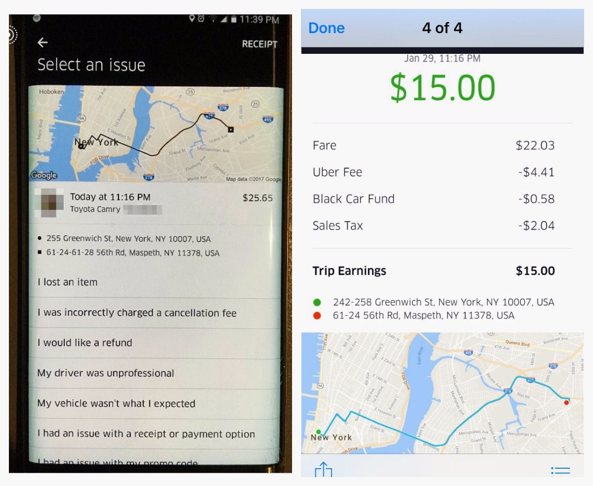 Image source: https://qz.com/956139/uber-drivers-are-comparing-fares-with-riders-to-check-their-pay-from-the-company/