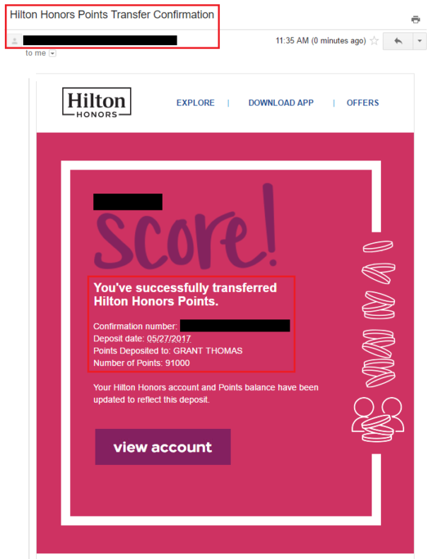 How to Pool Hilton Honors Points into 1 Account