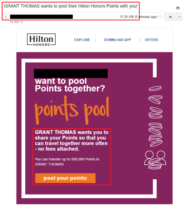 How to Pool Hilton Honors Points into 1 Account