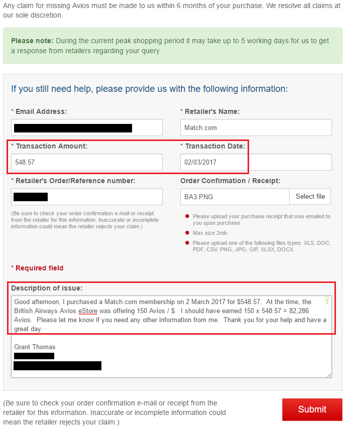 a screenshot of a online payment