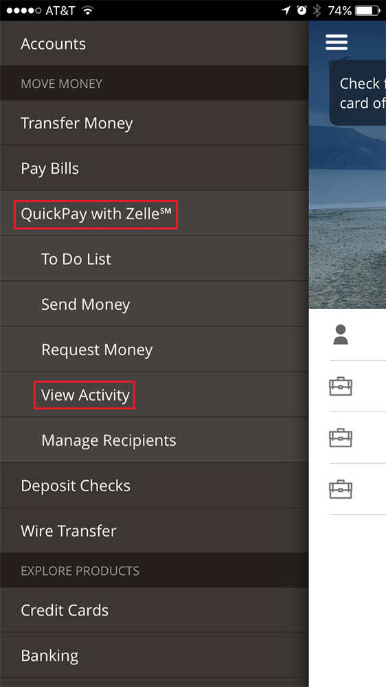 quickpay with zelle