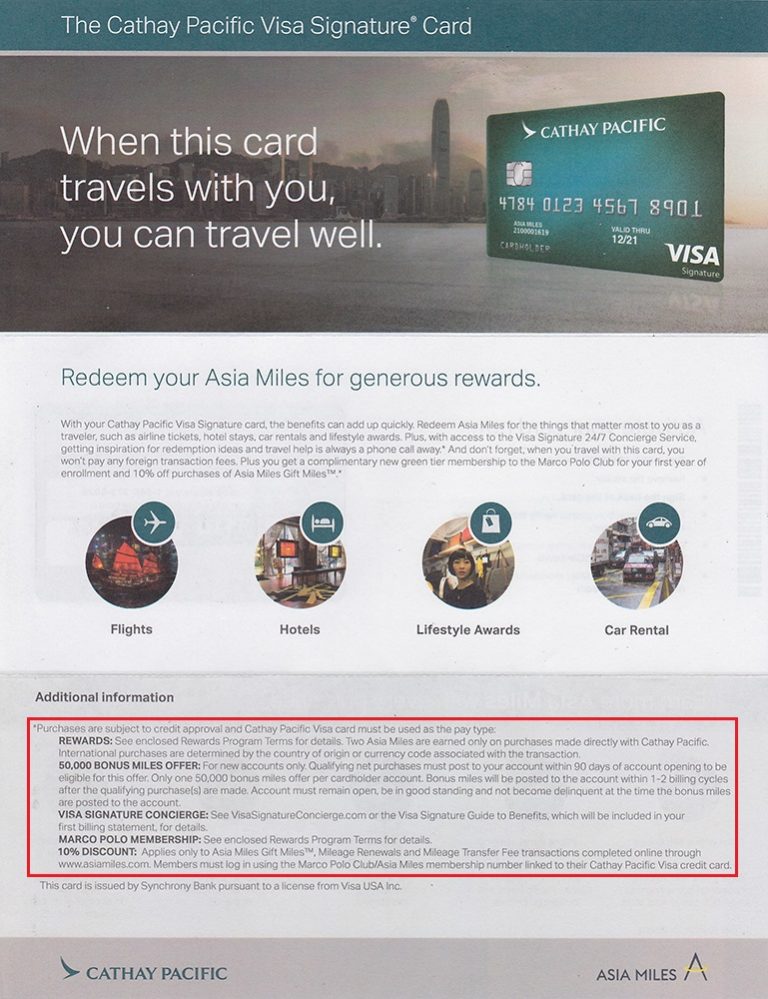 Cathay Pacific Visa Signature Credit Card Application Process, Card Design & Kit Cathay Pacific Visa Signature Credit Card Application Process, Card Design & Kit