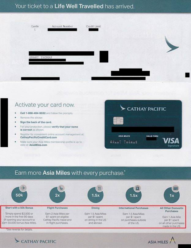 Cathay Pacific Visa Signature Credit Card Application Process, Card Design & Kit Cathay Pacific Visa Signature Credit Card Application Process, Card Design & Kit
