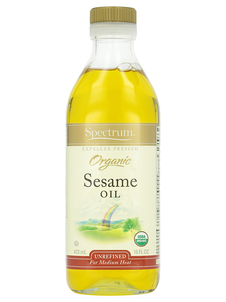 a bottle of sesame oil