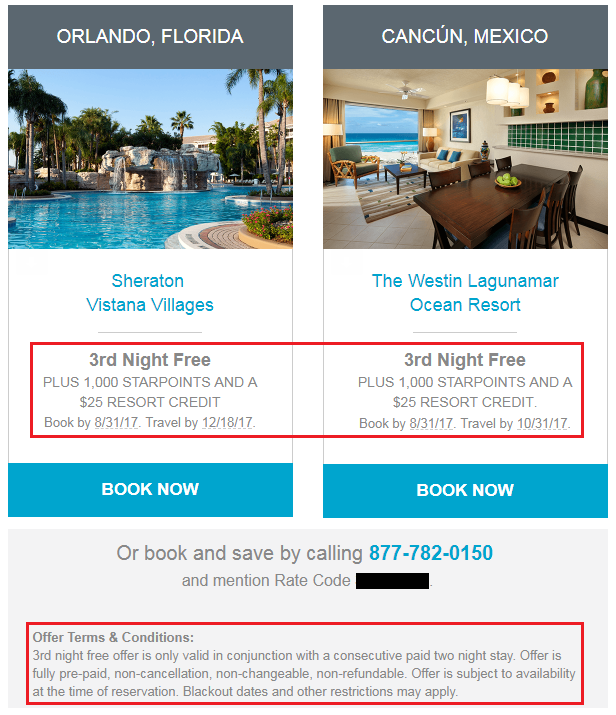 Vistana Starwood Vacation Packages For Orlando Cancun 3rd
