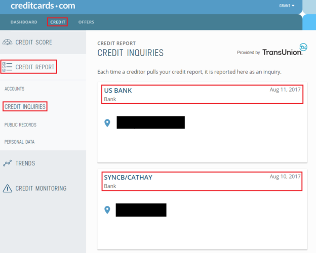 Sign up for Free Credit Monitoring from (TransUnion