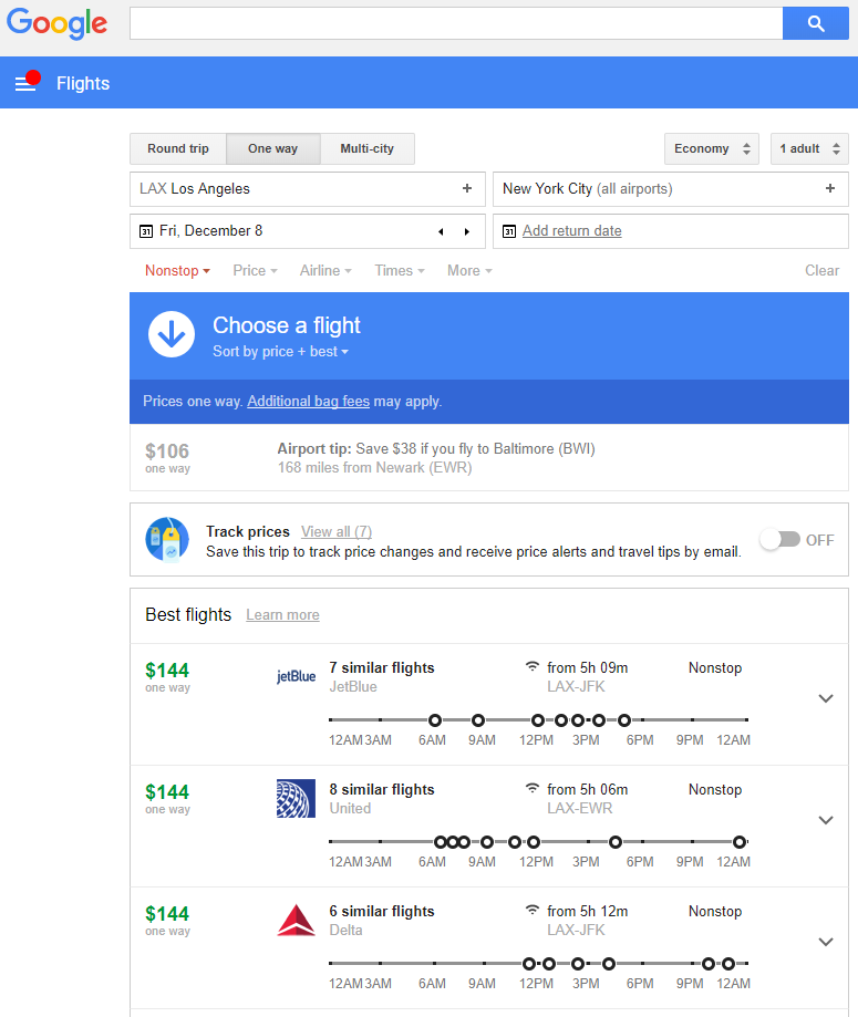 View Legroom on Google Flights by Adding Legrooms Extension