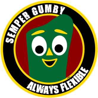 a logo with a cartoon character