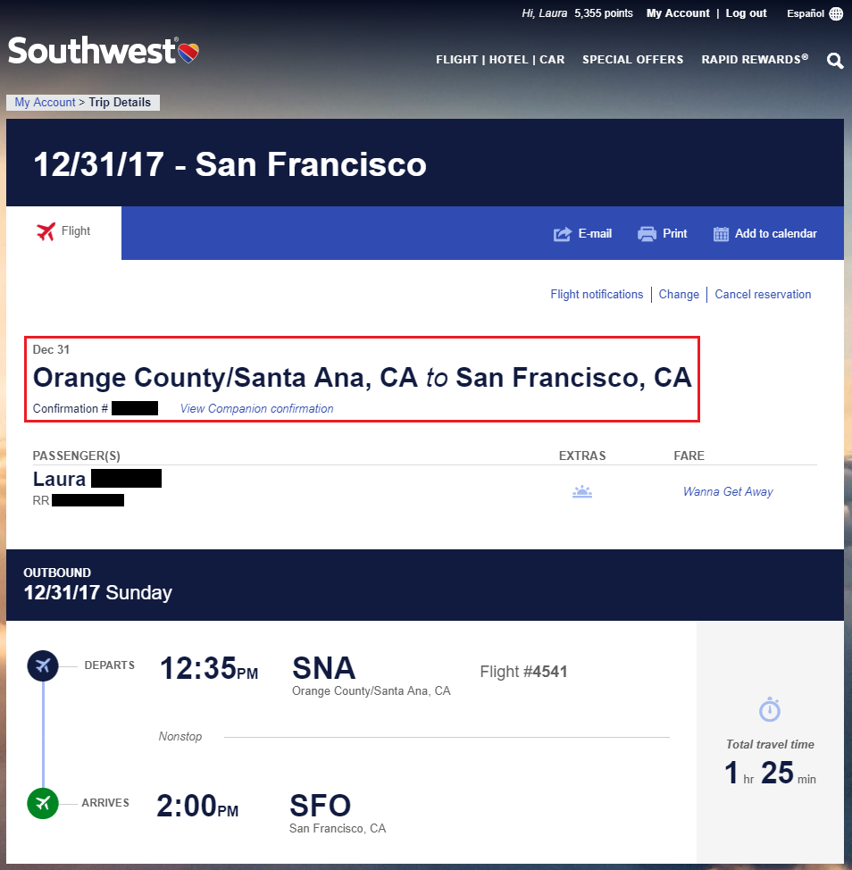 How to Add Your Southwest Airlines Companion to an Existing Reservation